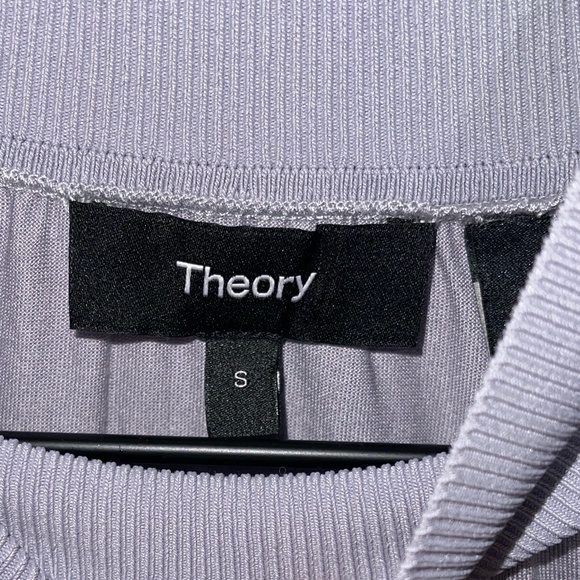 Theory Mock Neck Top in Modal-Silk Size Small - Picture 5 of 7